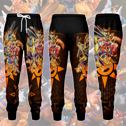 Digimon Greymon Evolution Video Game All Over Printed T-shirt Tank Top Zip Hoodie Pullover Hoodie Hawaiian Shirt Beach Shorts Joggers Joggers S