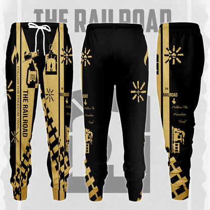 Fallout The Railroad Video Game All Over Printed T-shirt Tank Top Zip Hoodie Pullover Hoodie Hawaiian Shirt Beach Shorts Joggers Joggers