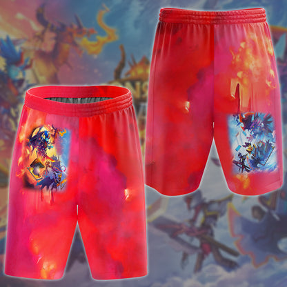 Monster Train 2 Video Game All Over Printed T-shirt Tank Top Zip Hoodie Pullover Hoodie Hawaiian Shirt Beach Shorts Joggers Beach Shorts S