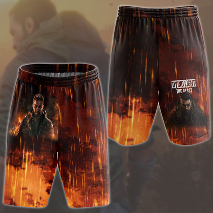 Dying Light: The Beast Video Game All Over Printed T-shirt Tank Top Zip Hoodie Pullover Hoodie Hawaiian Shirt Beach Shorts Joggers Beach Shorts S