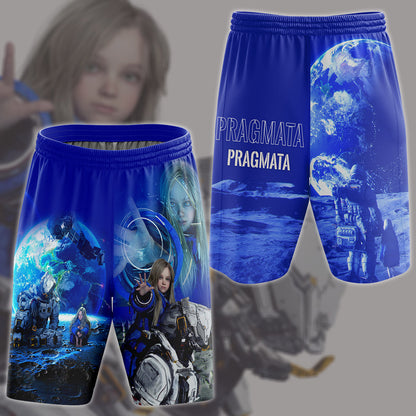 Pragmata Video Game All Over Printed T-shirt Tank Top Zip Hoodie Pullover Hoodie Hawaiian Shirt Beach Shorts Joggers Beach Shorts