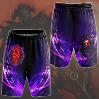 Final Fantasy Dark Knight Video Game All Over Printed T-shirt Tank Top Zip Hoodie Pullover Hoodie Hawaiian Shirt Beach Shorts Joggers Beach Shorts S