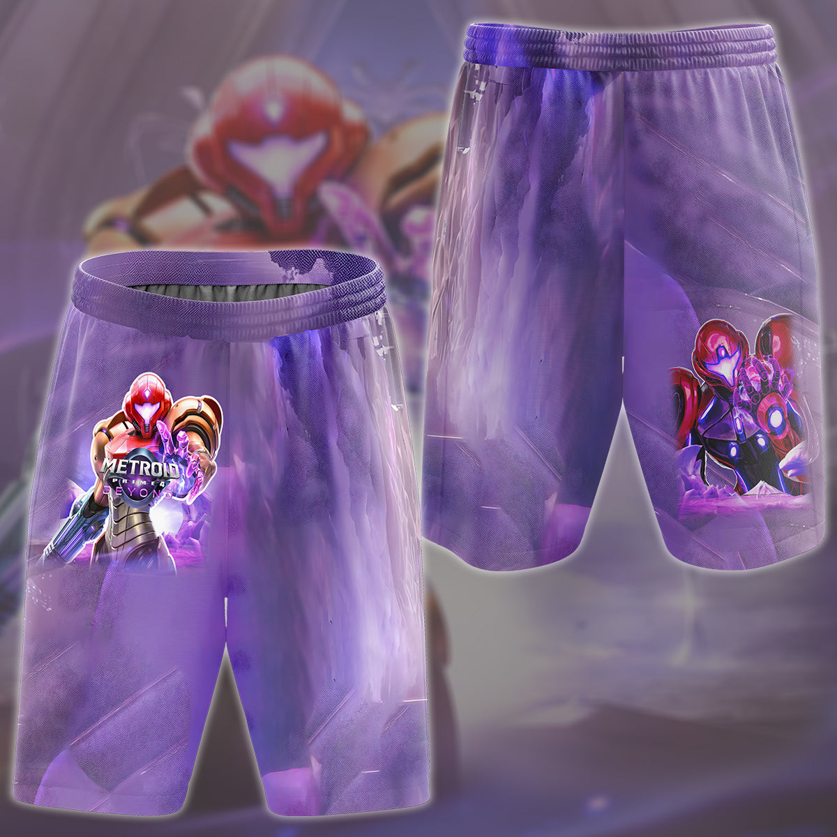 Metroid Prime 4: Beyond Video Game All Over Printed T-shirt Tank Top Zip Hoodie Pullover Hoodie Hawaiian Shirt Beach Shorts Joggers Beach Shorts