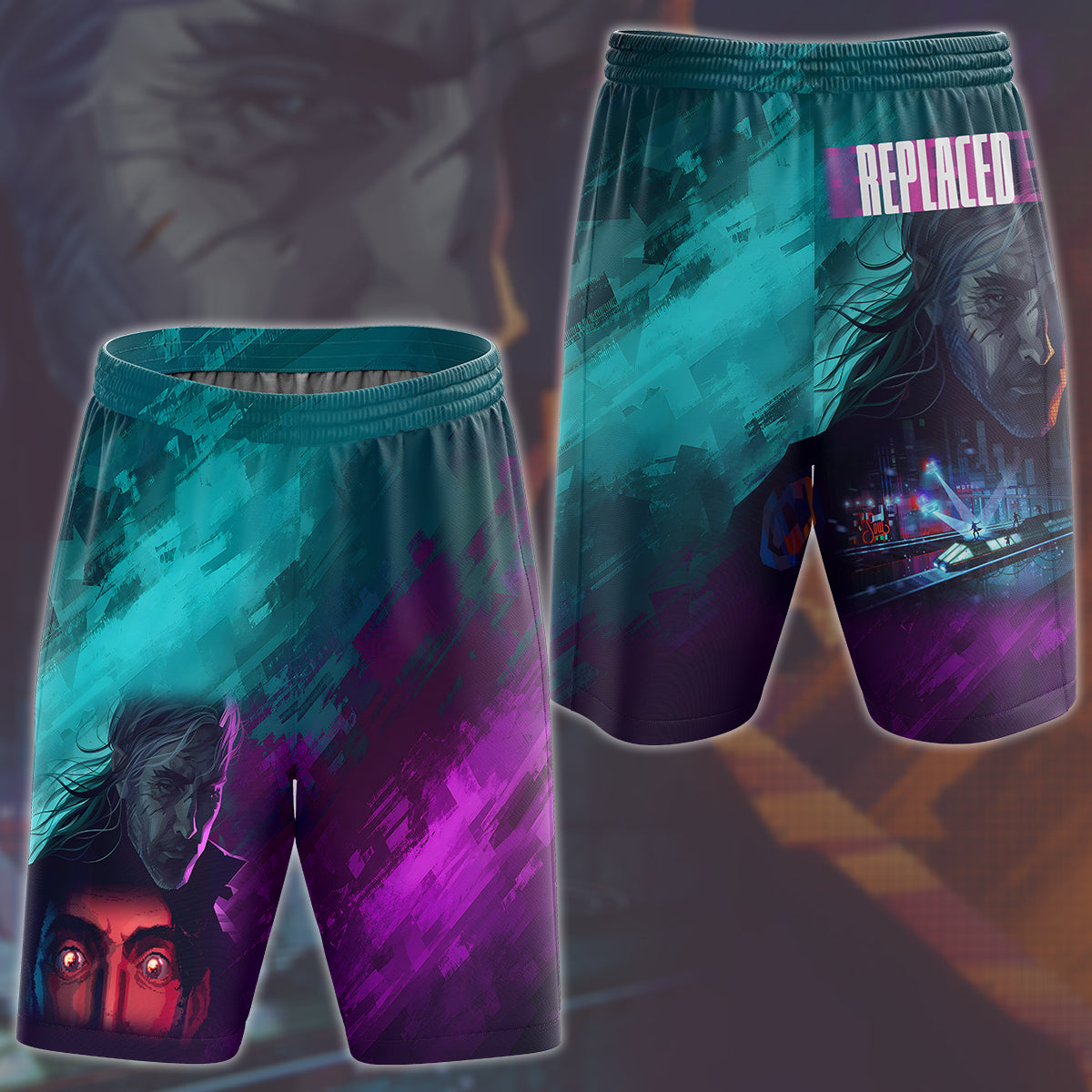 REPLACED Video Game All Over Printed T-shirt Tank Top Zip Hoodie Pullover Hoodie Hawaiian Shirt Beach Shorts Joggers Beach Shorts