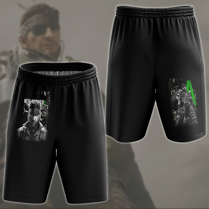 Metal Gear Solid: Snake Eater Video Game All Over Printed T-shirt Tank Top Zip Hoodie Pullover Hoodie Hawaiian Shirt Beach Shorts Joggers Beach Shorts S