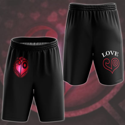 Digimon Crest Of Love Video Game All Over Printed T-shirt Tank Top Zip Hoodie Pullover Hoodie Hawaiian Shirt Beach Shorts Joggers Beach Shorts S