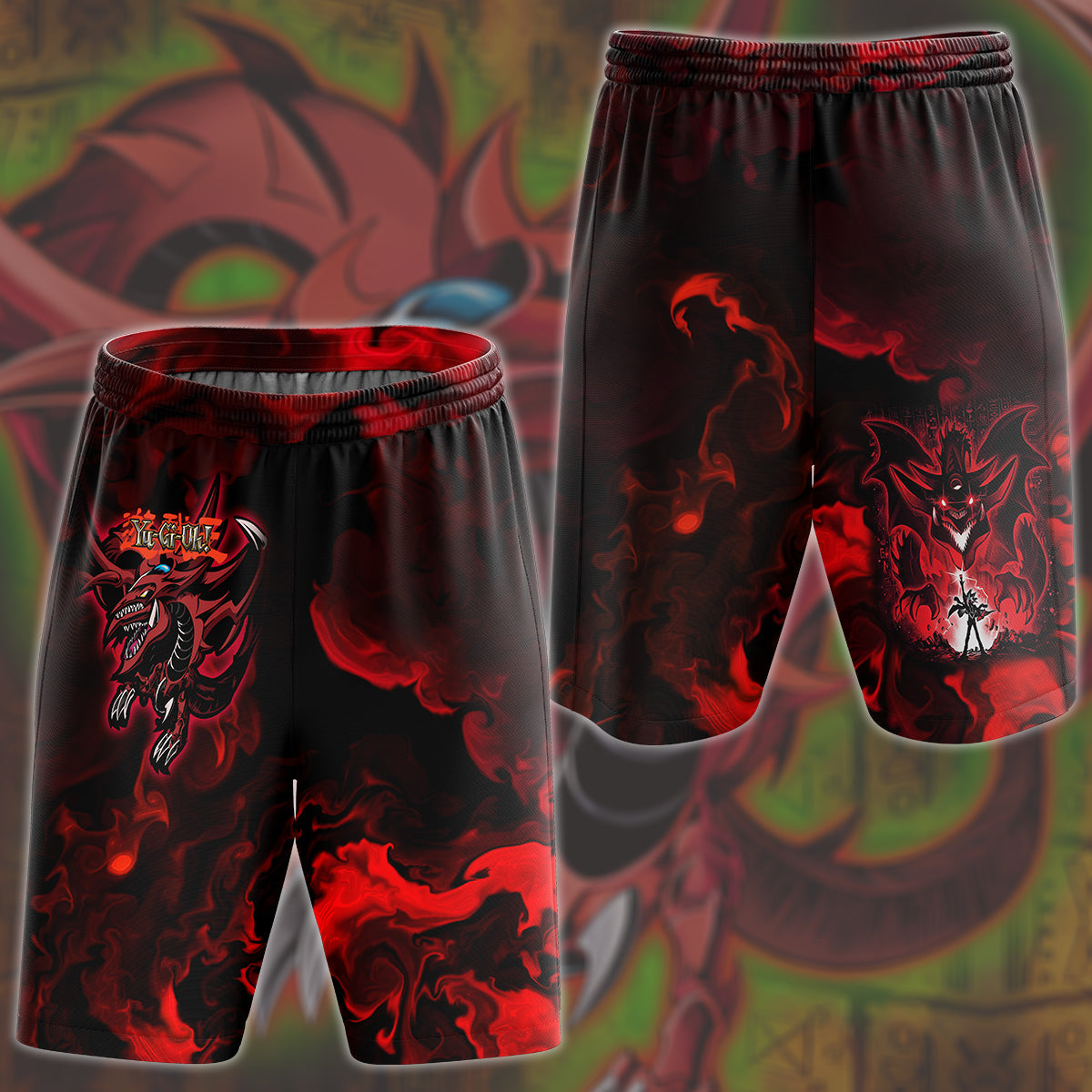 Yu-gi-oh! Slifer the Sky Dragon Video Game All Over Printed T-shirt Tank Top Zip Hoodie Pullover Hoodie Hawaiian Shirt Beach Shorts Joggers Beach Shorts