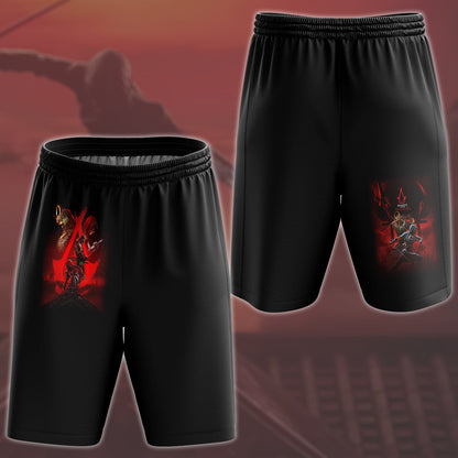 Assassin's Creed Shadows Video Game All Over Printed T-shirt Tank Top Zip Hoodie Pullover Hoodie Hawaiian Shirt Beach Shorts Joggers Beach Shorts S