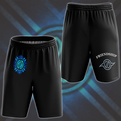 Digimon Crest Of Friendship Video Game All Over Printed T-shirt Tank Top Zip Hoodie Pullover Hoodie Hawaiian Shirt Beach Shorts Joggers Beach Shorts S