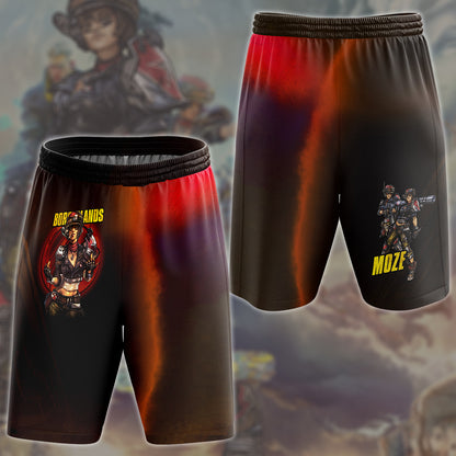 Borderlands Moze Video Game All Over Printed T-shirt Tank Top Zip Hoodie Pullover Hoodie Hawaiian Shirt Beach Shorts Joggers Beach Shorts S