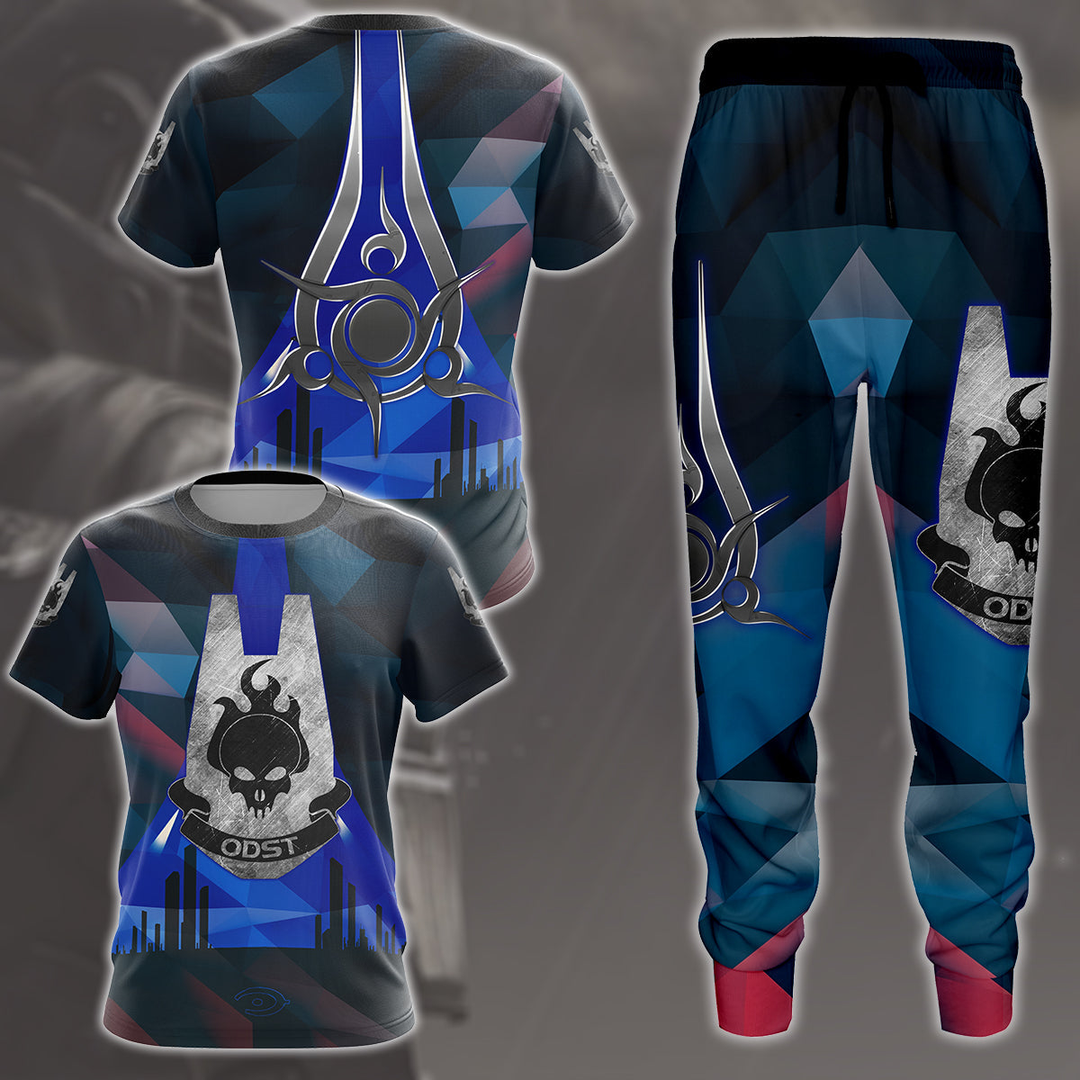 Halo ODST Video Game All Over Printed T-shirt Tank Top Zip Hoodie Pullover Hoodie Hawaiian Shirt Beach Shorts Joggers