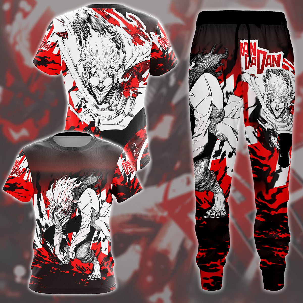 Dandadan Anime Manga All Over Printed T-shirt Tank Top Zip Hoodie Pullover Hoodie Hawaiian Shirt Beach Shorts Joggers