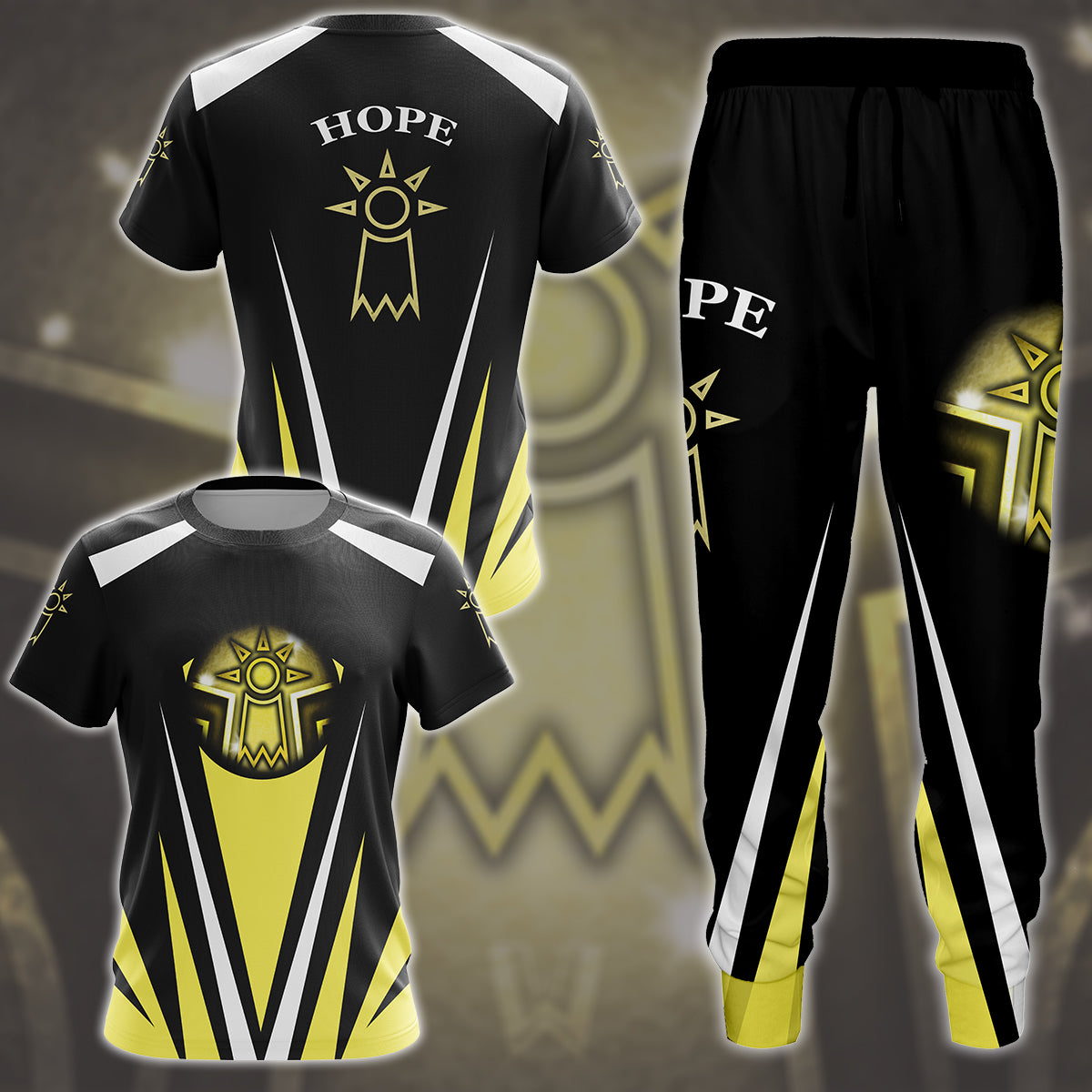 Digimon Crest Of Hope Video Game All Over Printed T-shirt Tank Top Zip Hoodie Pullover Hoodie Hawaiian Shirt Beach Shorts Joggers