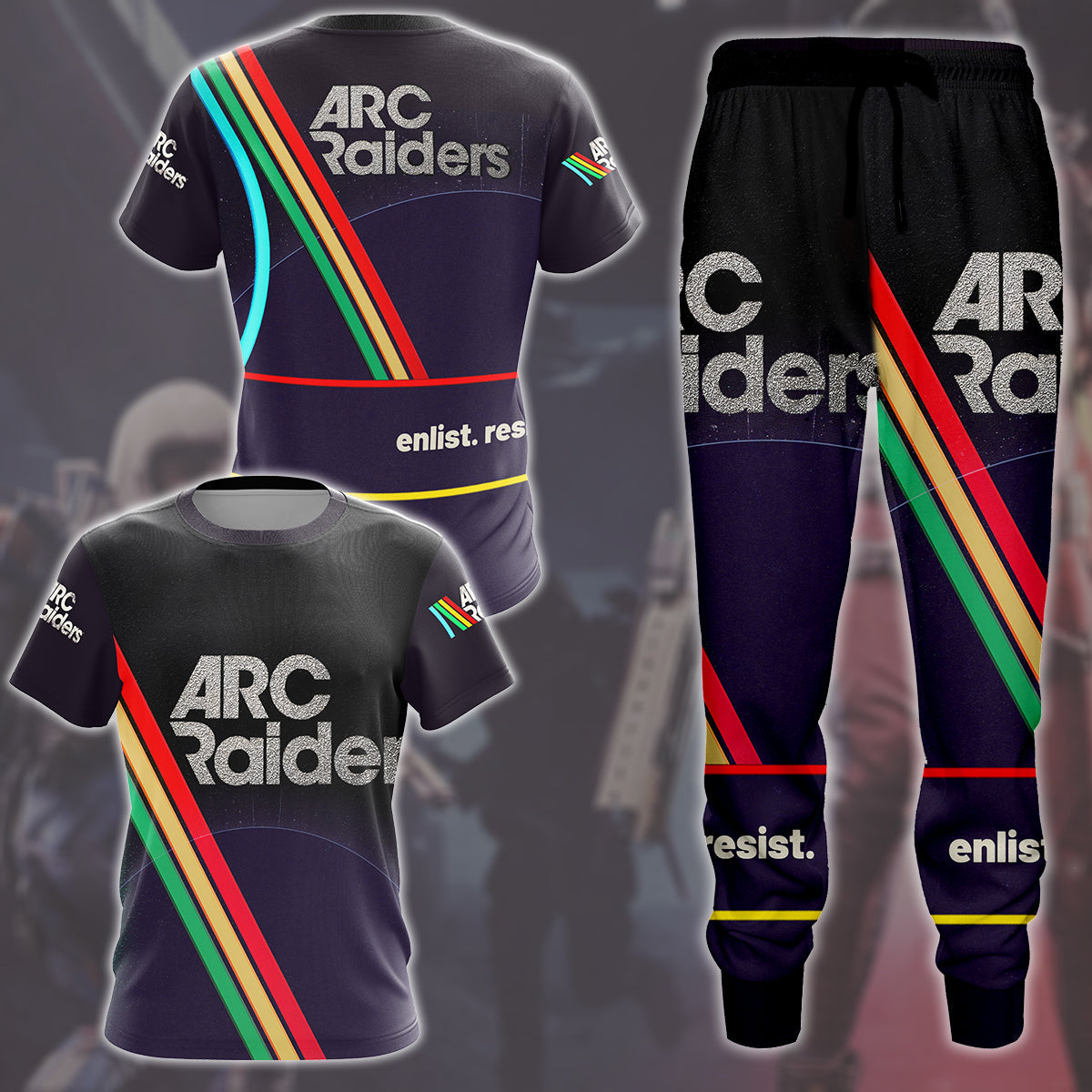 Arc Raiders Video Game All Over Printed T-shirt Tank Top Zip Hoodie Pullover Hoodie Hawaiian Shirt Beach Shorts Joggers