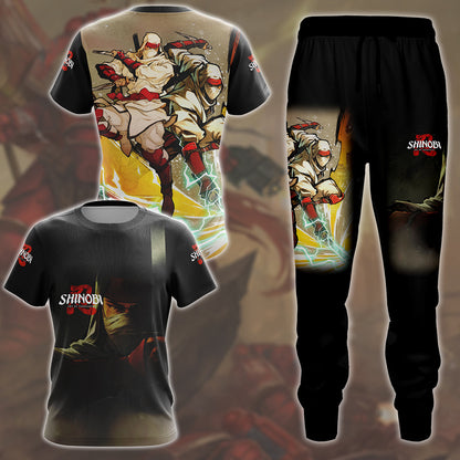 Shinobi: Art of Vengeance Video Game All Over Printed T-shirt Tank Top Zip Hoodie Pullover Hoodie Hawaiian Shirt Beach Shorts Joggers
