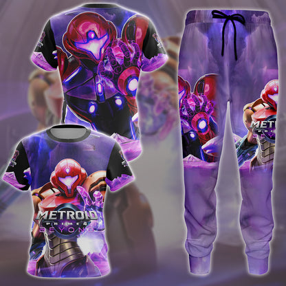 Metroid Prime 4: Beyond Video Game All Over Printed T-shirt Tank Top Zip Hoodie Pullover Hoodie Hawaiian Shirt Beach Shorts Joggers