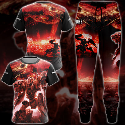 Armored Core Video Game All-Over T-shirt Hoodie Tank Top Hawaiian Shirt Beach Shorts Joggers