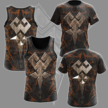 Kingdom Hearts Symbols Terra’s Mark Mark of Mastery Video Game All Over Printed T-shirt Tank Top Zip Hoodie Pullover Hoodie Hawaiian Shirt Beach Shorts Joggers