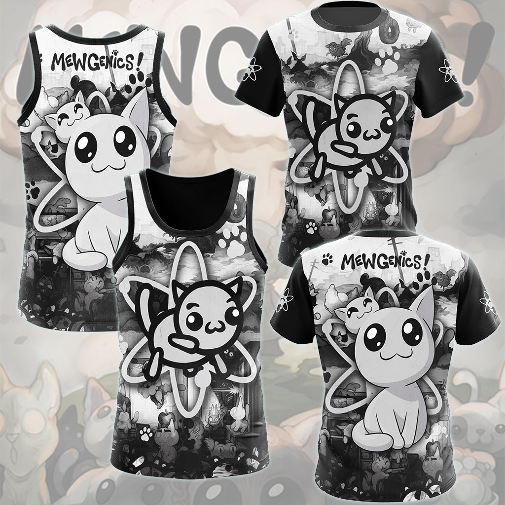Mewgenics Video Game All Over Printed T-shirt Tank Top Zip Hoodie Pullover Hoodie Hawaiian Shirt Beach Shorts Joggers