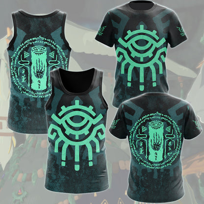 The Legend of Zelda The Zonai Video Game All Over Printed T-shirt Tank Top Zip Hoodie Pullover Hoodie Hawaiian Shirt Beach Shorts Joggers