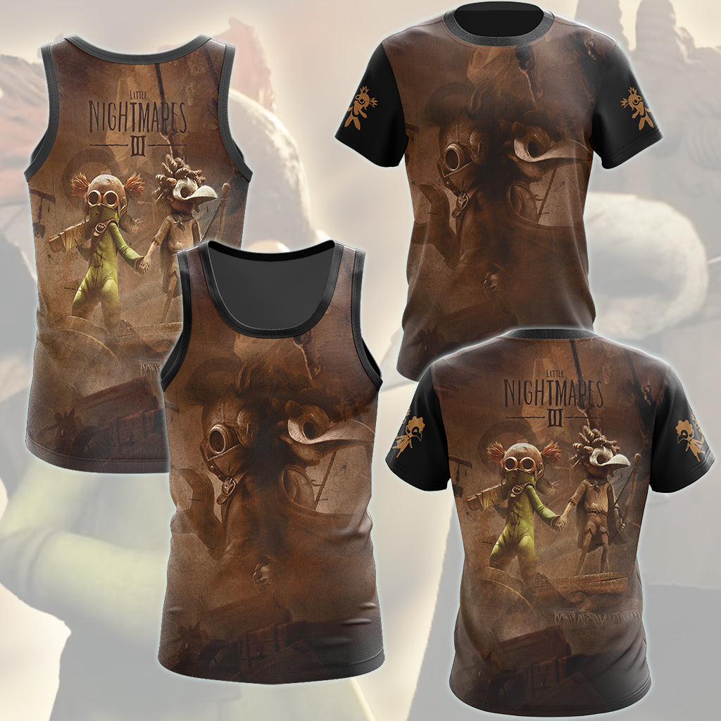 Little Nightmares 3 Video Game All Over Printed T-shirt Tank Top Zip Hoodie Pullover Hoodie Hawaiian Shirt Beach Shorts Joggers