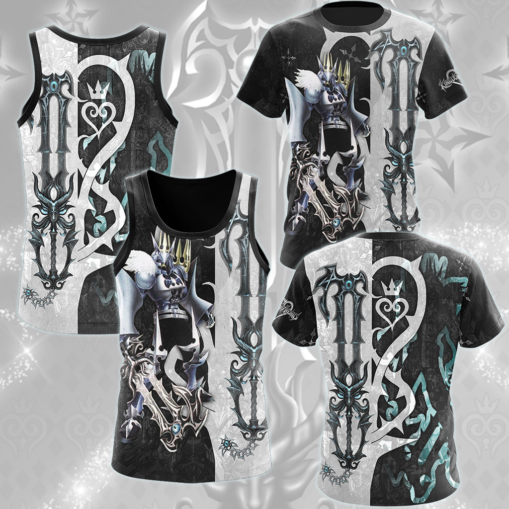 Kingdom Hearts The Gazing Eye (The Master's Eye) Keyblade Video Game All Over Printed T-shirt Tank Top Zip Hoodie Pullover Hoodie Hawaiian Shirt Beach Shorts Joggers
