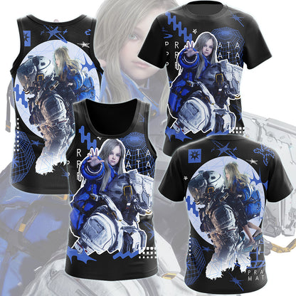 Pragmata Video Game All Over Printed T-shirt Tank Top Zip Hoodie Pullover Hoodie Hawaiian Shirt Beach Shorts Joggers