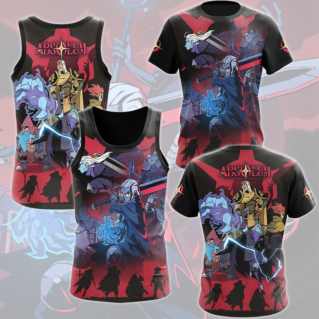 Absolum Video Game All Over Printed T-shirt Tank Top Zip Hoodie Pullover Hoodie Hawaiian Shirt Beach Shorts Joggers