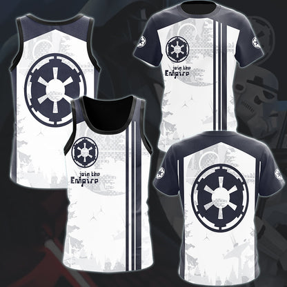 Star Wars Galactic Empire 'Join The Empire' Video Game All Over Printed T-shirt Tank Top Zip Hoodie Pullover Hoodie Hawaiian Shirt Beach Shorts Joggers