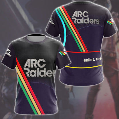 Arc Raiders Video Game All Over Printed T-shirt Tank Top Zip Hoodie Pullover Hoodie Hawaiian Shirt Beach Shorts Joggers T-shirt