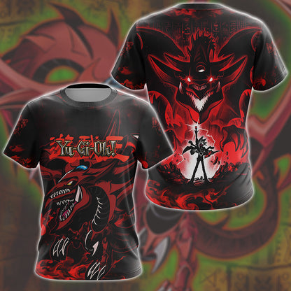 Yu-gi-oh! Slifer the Sky Dragon Video Game All Over Printed T-shirt Tank Top Zip Hoodie Pullover Hoodie Hawaiian Shirt Beach Shorts Joggers T-shirt