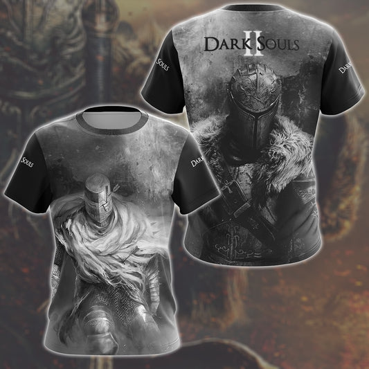 Dark Souls 2 Video Game All Over Printed T-shirt Tank Top Zip Hoodie Pullover Hoodie Hawaiian Shirt Beach Shorts Joggers T-shirt S