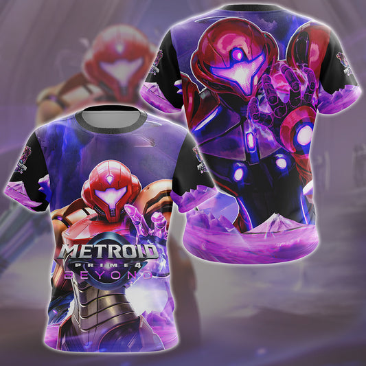 Metroid Prime 4: Beyond Video Game All Over Printed T-shirt Tank Top Zip Hoodie Pullover Hoodie Hawaiian Shirt Beach Shorts Joggers T-shirt