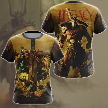 Legacy: Steel & Sorcery Video Game All Over Printed T-shirt Tank Top Zip Hoodie Pullover Hoodie Hawaiian Shirt Beach Shorts Joggers T-shirt S