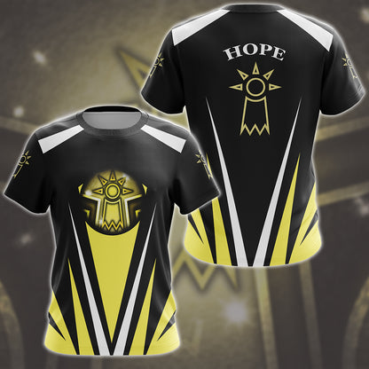 Digimon Crest Of Hope Video Game All Over Printed T-shirt Tank Top Zip Hoodie Pullover Hoodie Hawaiian Shirt Beach Shorts Joggers T-shirt S