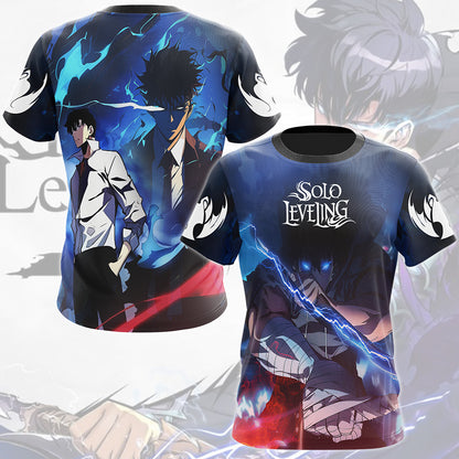 Solo Leveling Anime All Over Printed T-shirt Tank Top Zip Hoodie Pullover Hoodie Hawaiian Shirt Beach Shorts Joggers T-shirt S