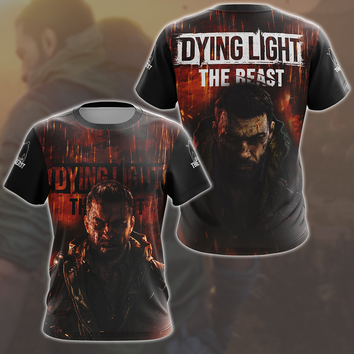 Dying Light: The Beast Video Game All Over Printed T-shirt Tank Top Zip Hoodie Pullover Hoodie Hawaiian Shirt Beach Shorts Joggers T-shirt S