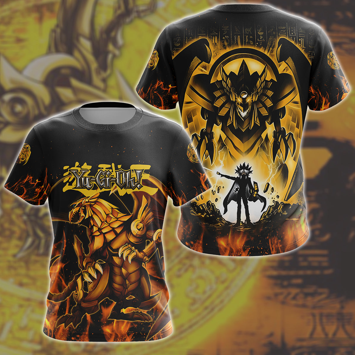 Yu-gi-oh! The Winged Dragon of Ra Video Game All Over Printed T-shirt Tank Top Zip Hoodie Pullover Hoodie Hawaiian Shirt Beach Shorts Joggers T-shirt