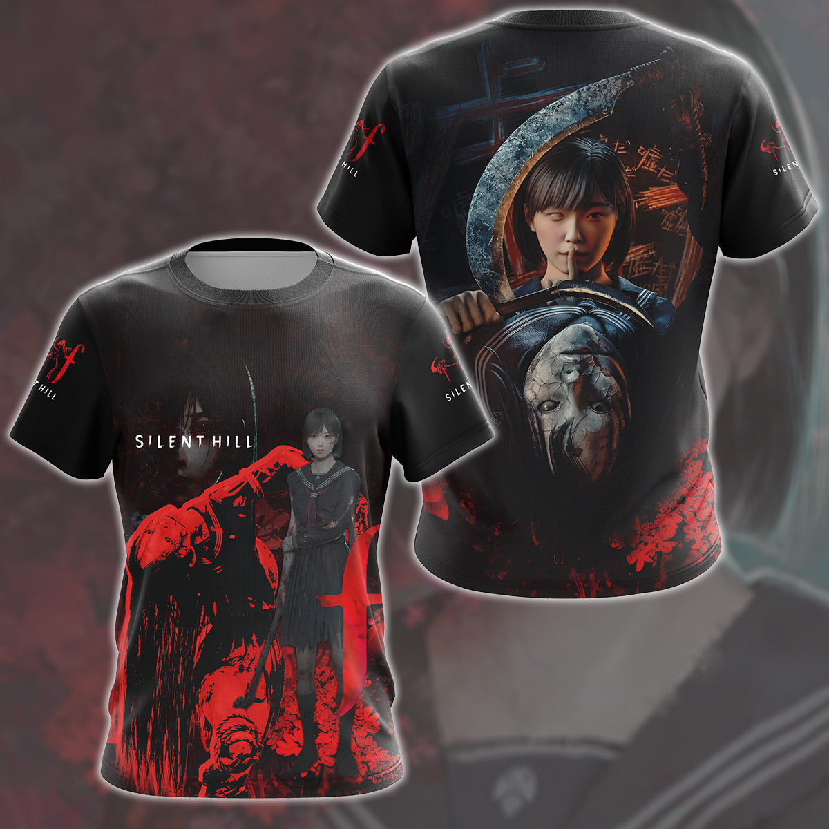 Silent Hill F Video Game All Over Printed T-shirt Tank Top Zip Hoodie Pullover Hoodie Hawaiian Shirt Beach Shorts Joggers T-shirt