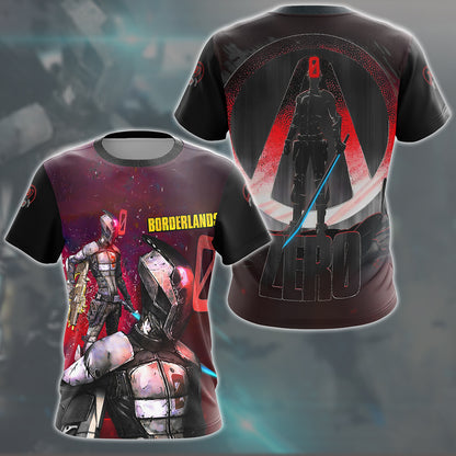 Borderlands Zero Video Game All Over Printed T-shirt Tank Top Zip Hoodie Pullover Hoodie Hawaiian Shirt Beach Shorts Joggers T-shirt S