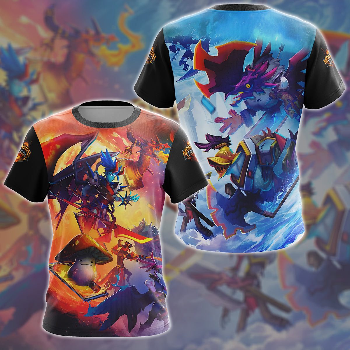 Monster Train 2 Video Game All Over Printed T-shirt Tank Top Zip Hoodie Pullover Hoodie Hawaiian Shirt Beach Shorts Joggers T-shirt S