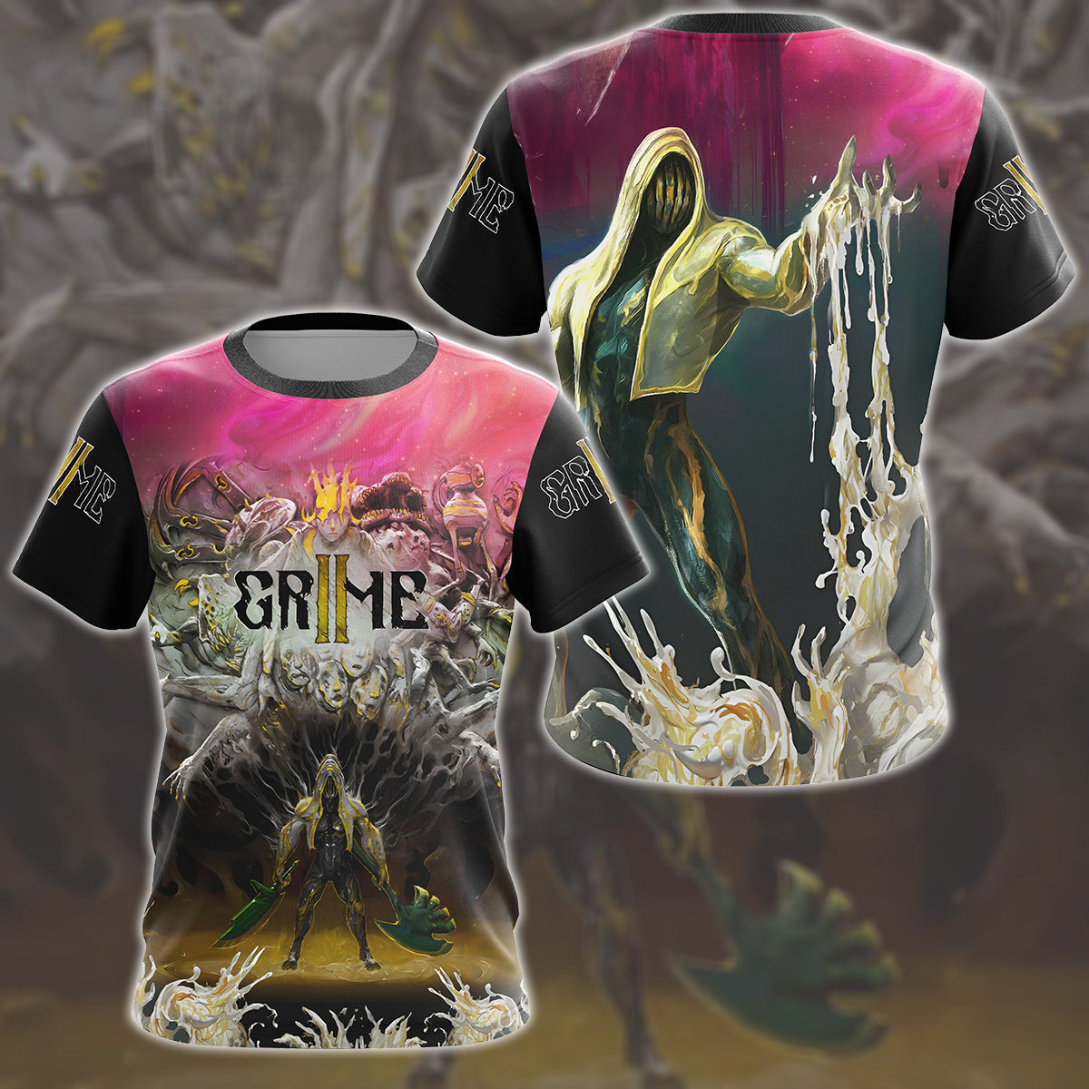 Grime II Video Game All Over Printed T-shirt Tank Top Zip Hoodie Pullover Hoodie Hawaiian Shirt Beach Shorts Joggers T-shirt
