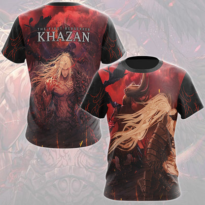 The First Berserker: Khazan Video Game All Over Printed T-shirt Tank Top Zip Hoodie Pullover Hoodie Hawaiian Shirt Beach Shorts Joggers T-shirt S