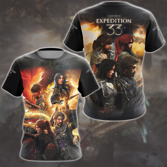 Clair Obscur: Expedition 33 Video Game All Over Printed T-shirt Tank Top Zip Hoodie Pullover Hoodie Hawaiian Shirt Beach Shorts Joggers T-shirt S