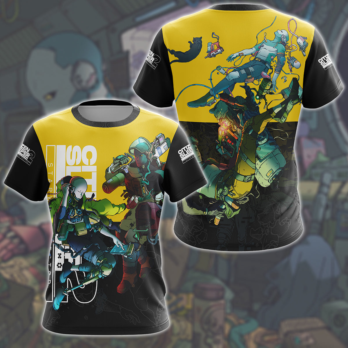 Citizen Sleeper 2: Starward Vector Video Game All Over Printed T-shirt Tank Top Zip Hoodie Pullover Hoodie Hawaiian Shirt Beach Shorts Joggers T-shirt S