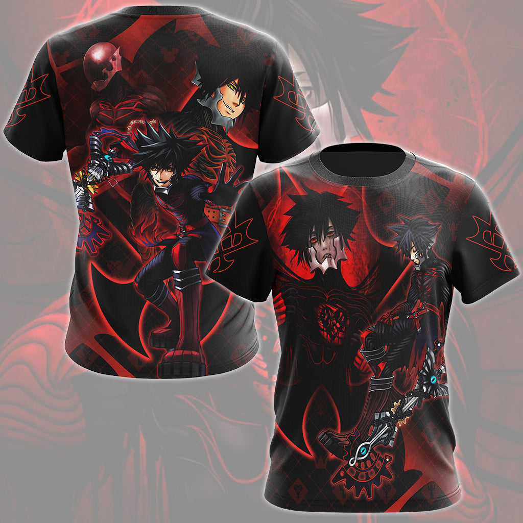 Kingdom Hearts Vanitas Video Game All Over Printed T-shirt Tank Top Zip Hoodie Pullover Hoodie Hawaiian Shirt Beach Shorts Joggers T-shirt S