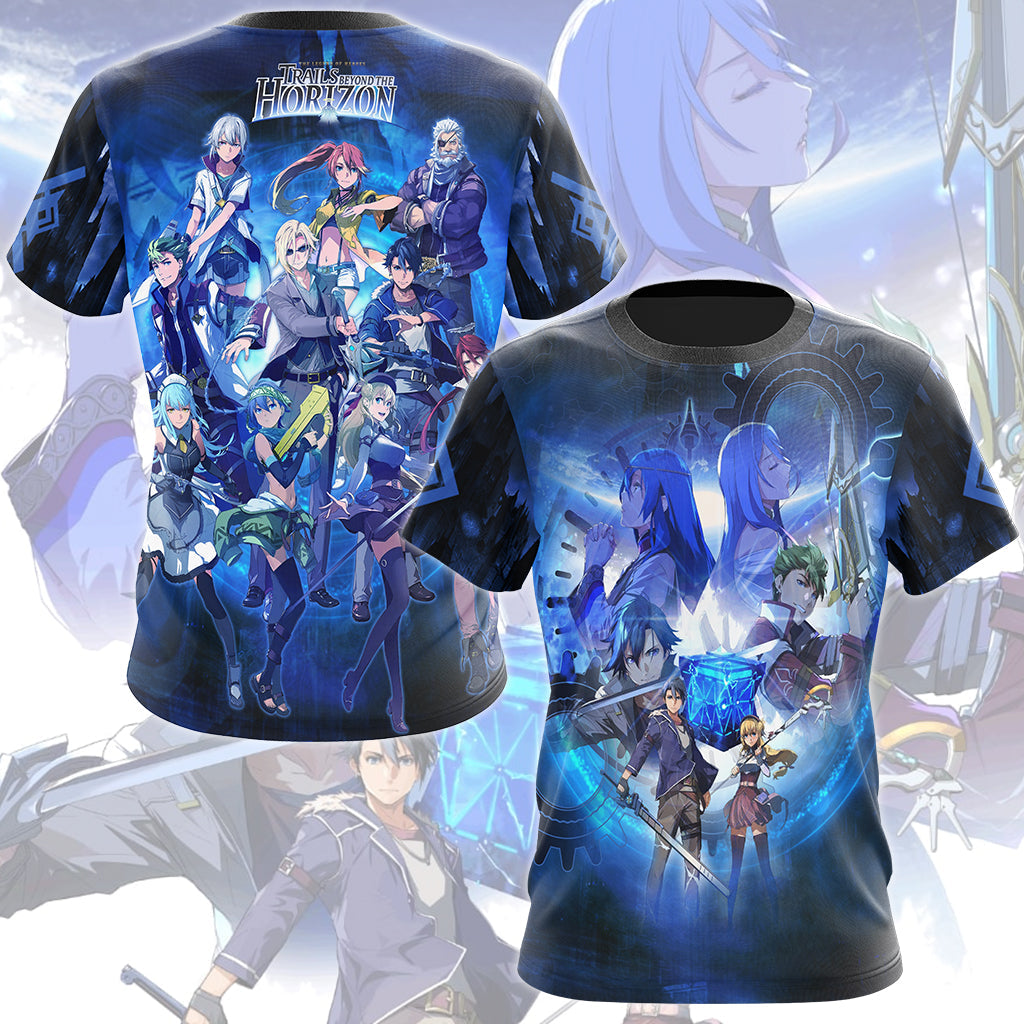 The Legend of Heroes: Trails Beyond the Horizon Video Game All Over Printed T-shirt Tank Top Zip Hoodie Pullover Hoodie Hawaiian Shirt Beach Shorts Joggers T-shirt
