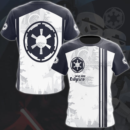 Star Wars Galactic Empire 'Join The Empire' Video Game All Over Printed T-shirt Tank Top Zip Hoodie Pullover Hoodie Hawaiian Shirt Beach Shorts Joggers T-shirt