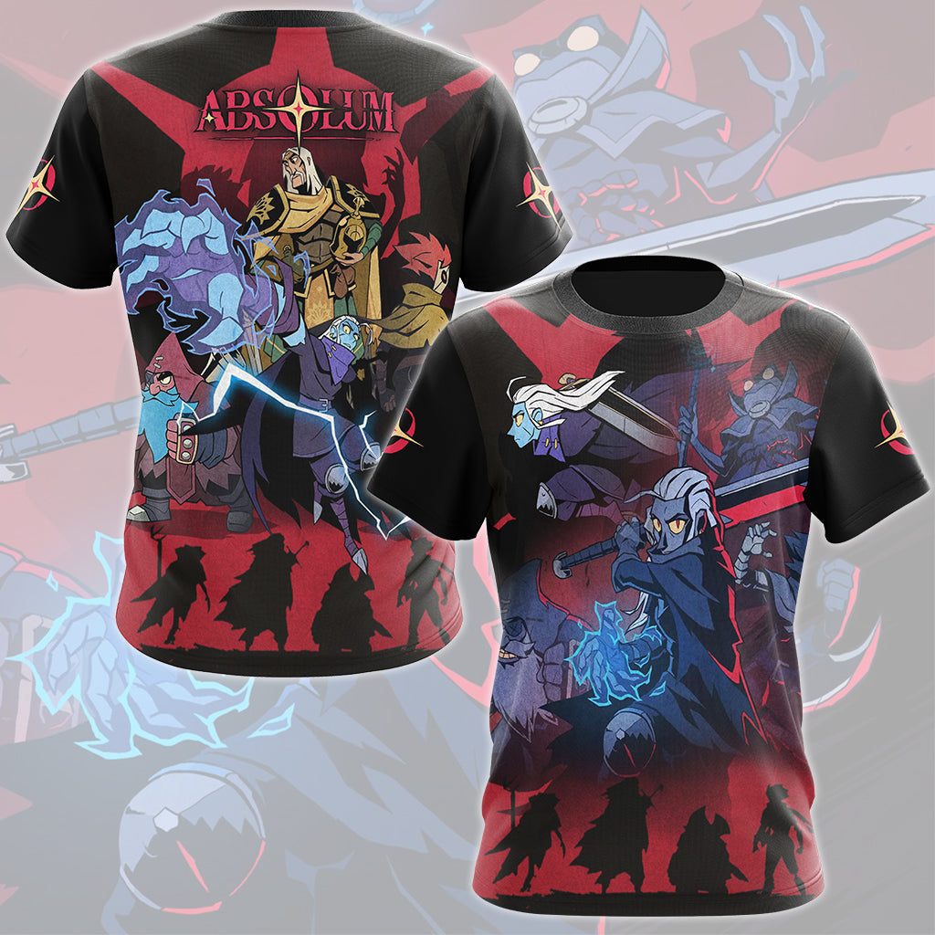 Absolum Video Game All Over Printed T-shirt Tank Top Zip Hoodie Pullover Hoodie Hawaiian Shirt Beach Shorts Joggers T-shirt