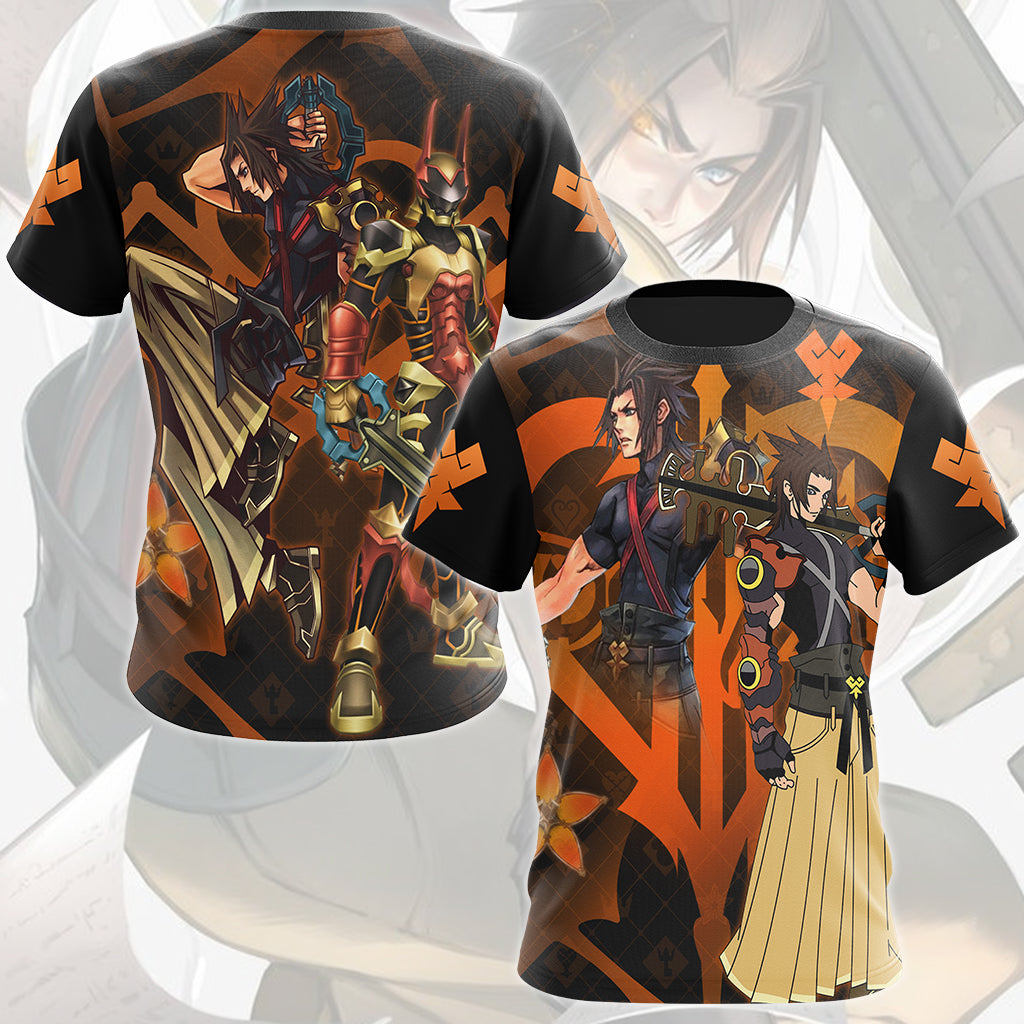 Kingdom Hearts Terra Video Game All Over Printed T-shirt Tank Top Zip Hoodie Pullover Hoodie Hawaiian Shirt Beach Shorts Joggers T-shirt S